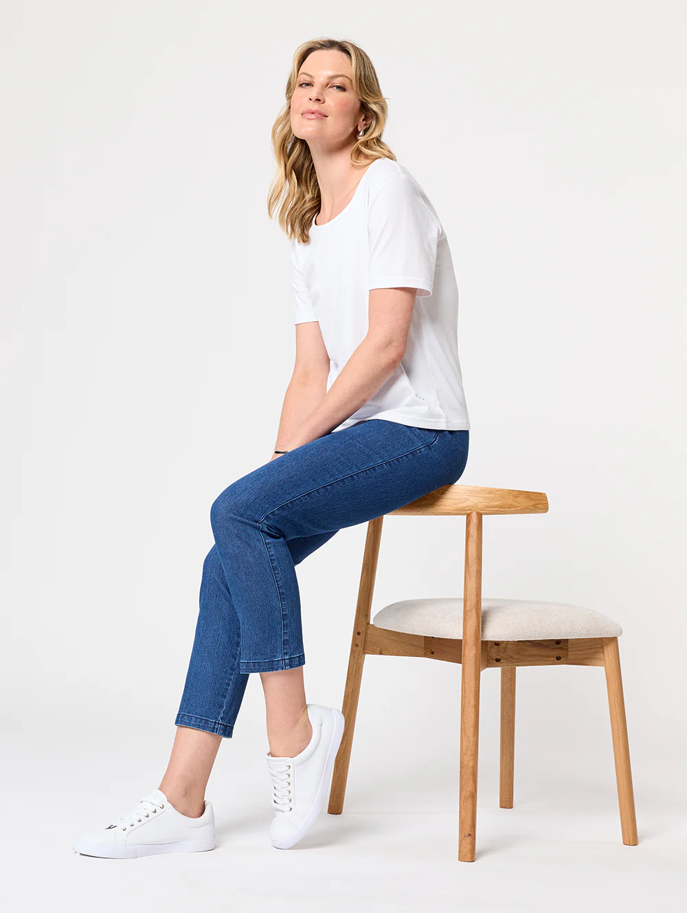 Kinnersly Scoop Neck Tee - Image 4